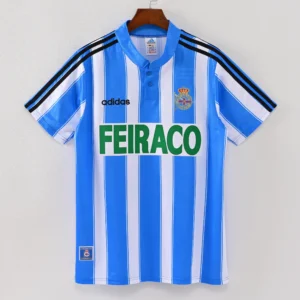 1587bc (613) Retro 1997-1998 Deportivo La Coruna Home Jersey