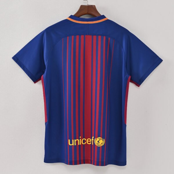 1587bc (629) Retro 2017-2018 Barcelona Home Jersey