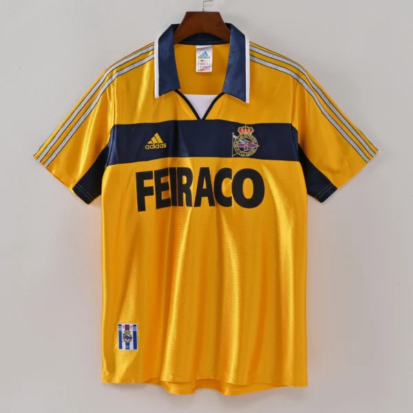 1587bc (630) Retro 1999-2000 Deportivo La Coruna Third Jersey