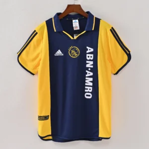 1587bc (634) Retro 2000-2001 Ajax Away jersey