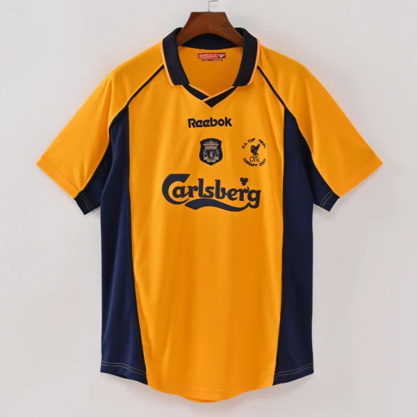 1587bc (636) Retro 2000-2001 Liverpool Away Jersey