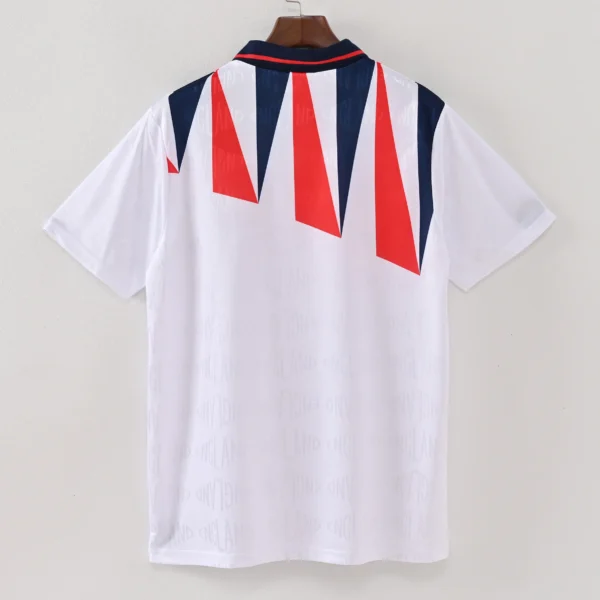 1587bc (639) Retro 1992 England Home Jersey
