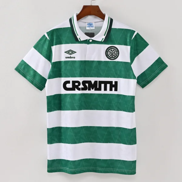 1587bc (642) Retro 1989-1991 Celtic Home Jersey