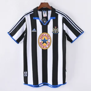 1587bc (65) Retro 1999-2000 Newcastle United Home Jersey