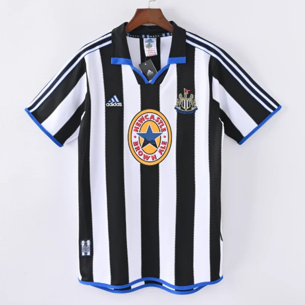 1587bc (65) Retro 1999-2000 Newcastle United Home Jersey