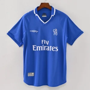 1587bc (650) Retro 2001-2003 Chelsea Home Jersey
