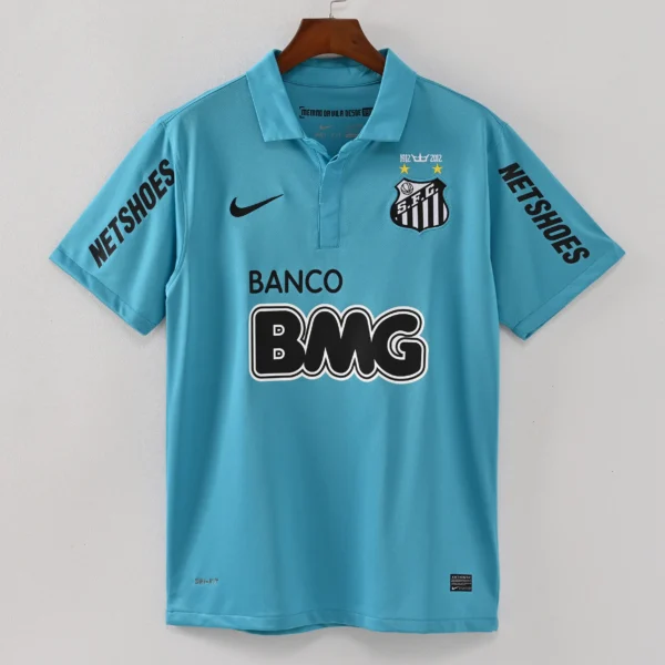 1587bc (656) Retro 2011-2012 Santos Third Jersey