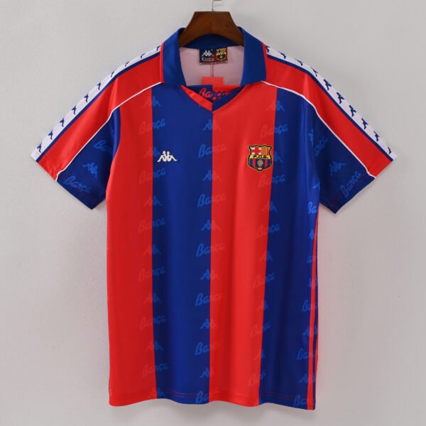 1587bc (658) Retro 1996-1997 Barcelona Home Jersey