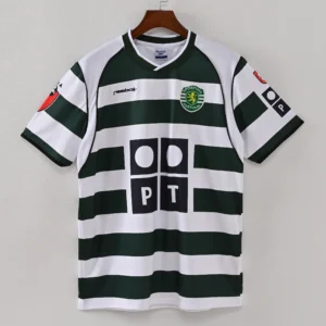 1587bc (660) Retro 2001-2003 Lisbon Home jersey