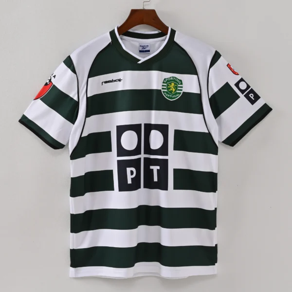 1587bc (660) Retro 2001-2003 Lisbon Home jersey