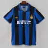 1587bc (666) Retro 1995-1996 Inter Milan Home Jersey