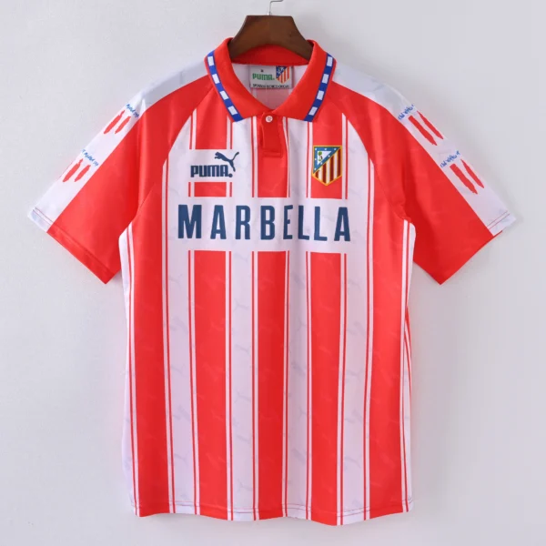 1587bc (67) Retro 1994-1995 Atletico de Madrid Home Jersey