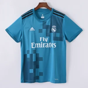 1587bc (684) Retro 2017-2018 Real Madrid Third Jersey