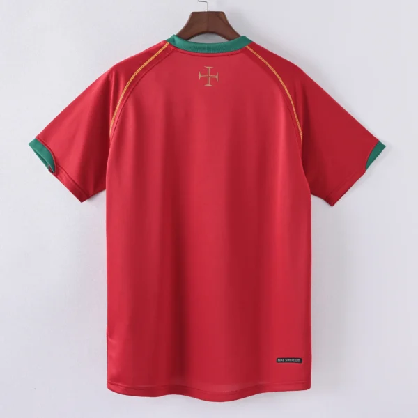 1587bc (70) Retro 2006 World Cup Portugal Home Jersey