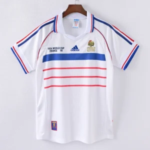 1587bc (71) Retro 1998 France Away Jersey