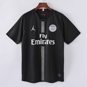1587bc (79) Retro 2018-2019 PSG Black Jersey