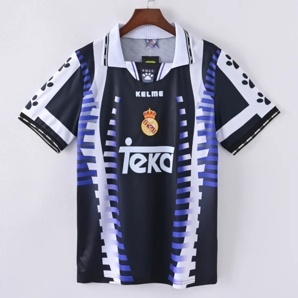1587bc (85) Retro 1997-1998 Real Madrid Third Jersey