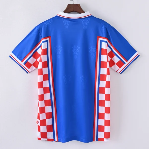 1587bc (88) Retro 1998 Croatia Away Jersey