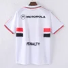 1587bc (94) Retro 2000 Sao Paulo Home Polo Jersey