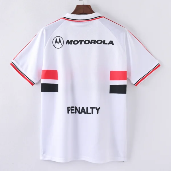 1587bc (94) Retro 2000 Sao Paulo Home Polo Jersey