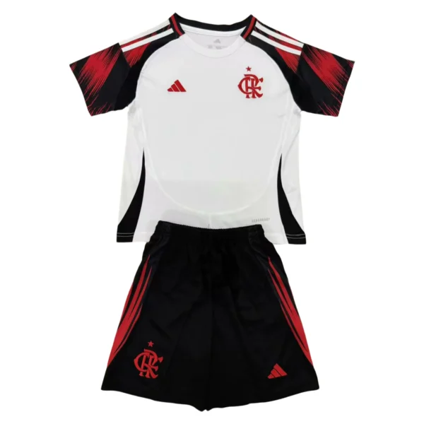 65693a (166) 25/26 Kids Flamengo Away Set