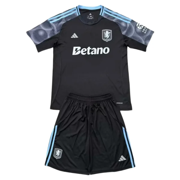 65693a (313) 25/26 Kids Aston Villa Away Set