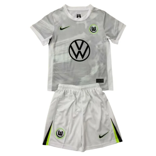 65693a (331) 25/26 Kids Wolfsburg Away Set