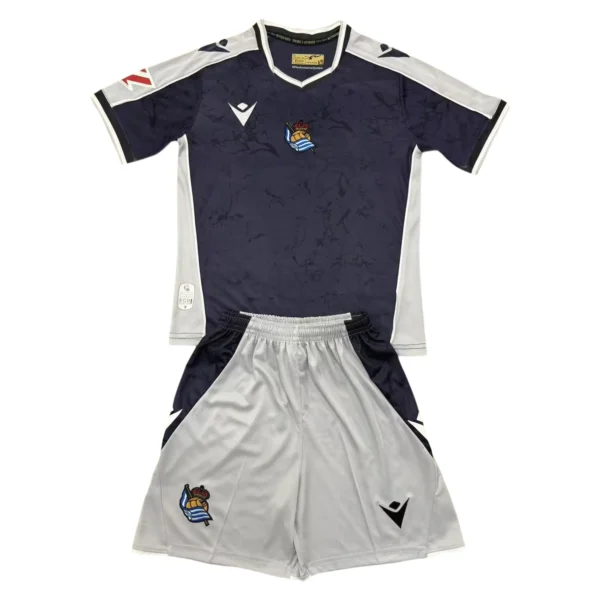 65693a (455) 25/26 Kids Real Sociedad Away Set