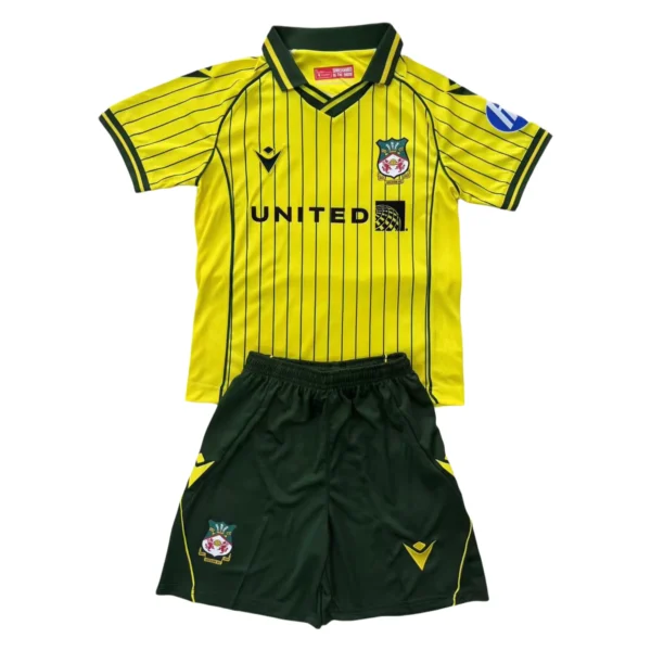 65693a (539) 25/26 Kids Wrexham Away Set
