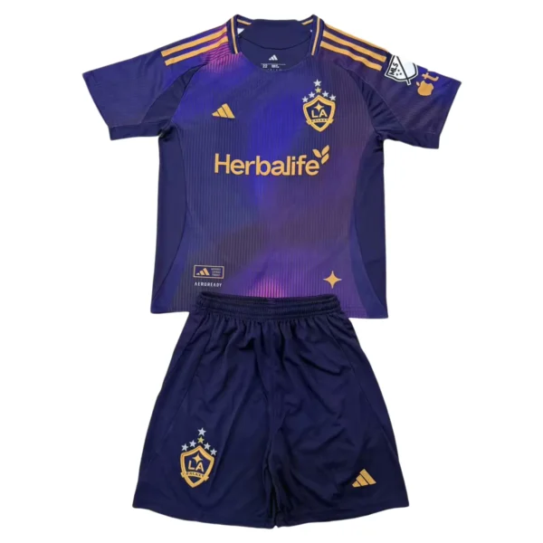 65693a (55) 25/26 Kids LA Galaxy Away Set
