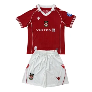 65693a (599) 25/26 Kids Wrexham Home Set
