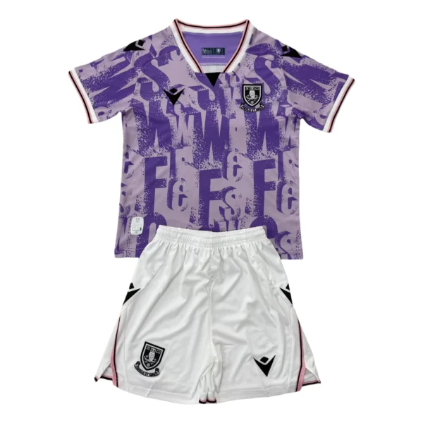 65693a (616) 25/26 Kids Sheffield Wednesday Away Set