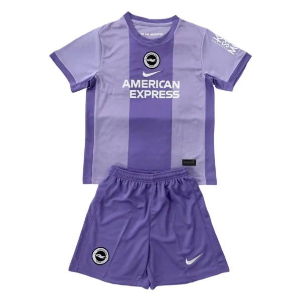 65693a (639) 25/26 Kids Brighton Away Set