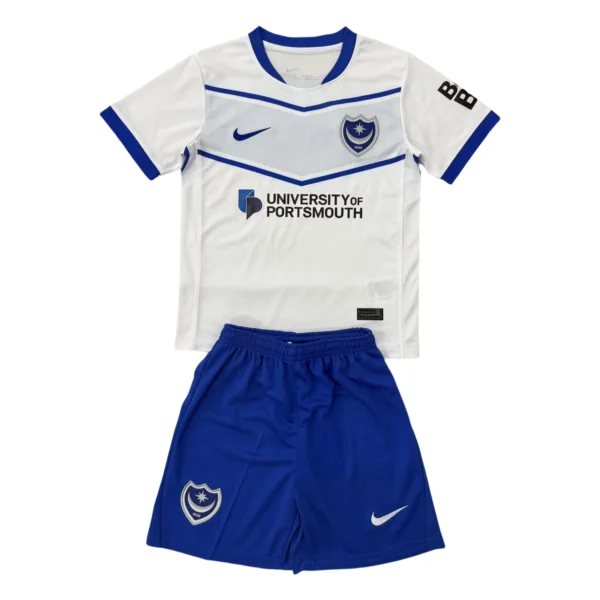 65693a (665) 25/26 Kids Portsmouth Away Set