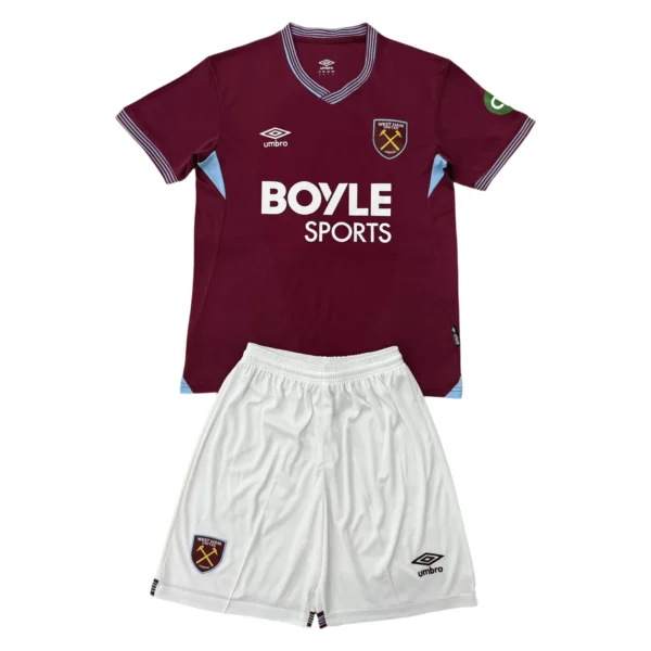 65693a (674) 25/26 Kids West Ham United Home Set