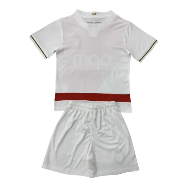65693a (681) 25/26 Kids Monaco Away Set