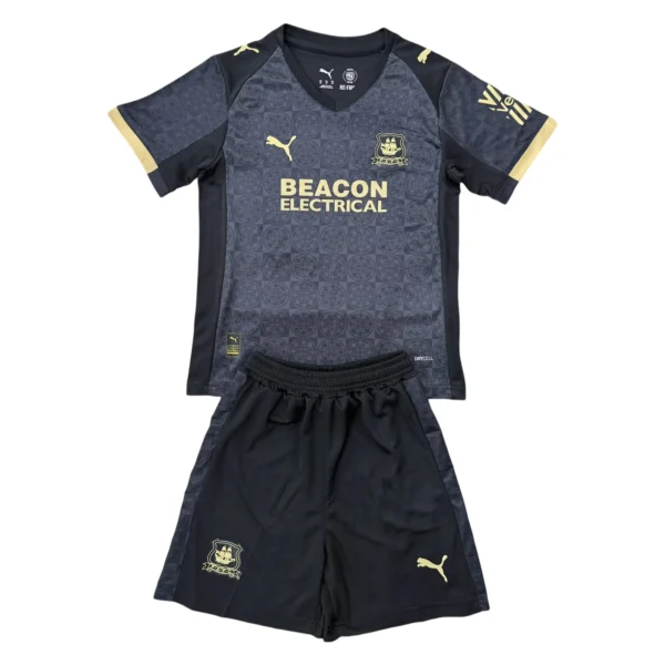 65693a (692) 25/26 Kids Plymouth Argyle Away Set