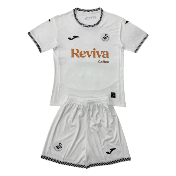 65693a (698) 25/26 Kids Swansea City Home Set