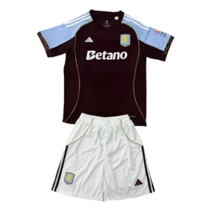 25/26 Kids Aston Villa Home Set