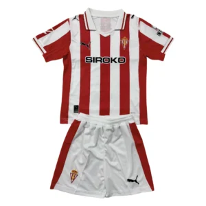 25/26 Kids Sporting Gijon Home Set