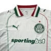 Palmeiras Soccer Jersey with Sponsorship Logo Palmeiras football jersey featuring Puma logo and Sportingbet sponsorship.