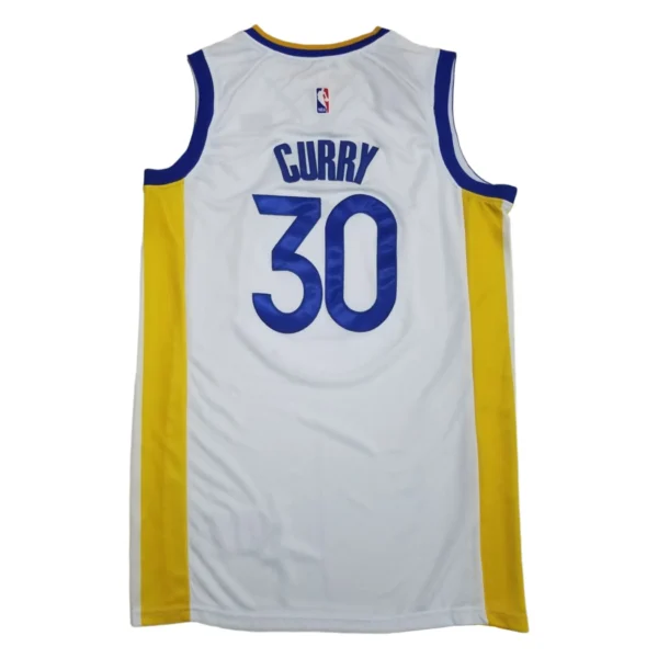 MFNBA (10) NBA Golden State Warriors Curry #30 White jersey
