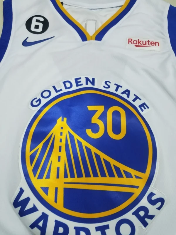 MFNBA (11) NBA Golden State Warriors Curry #30 White jersey