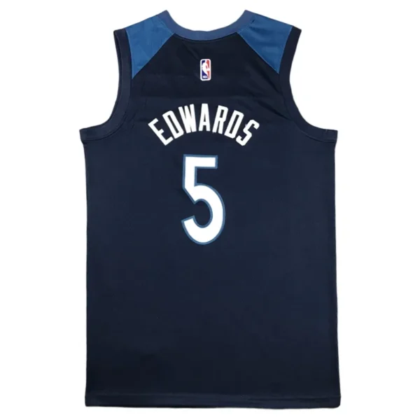 MFNBA (112) NBA Minnesota Timberwolves Edwards #5 jersey