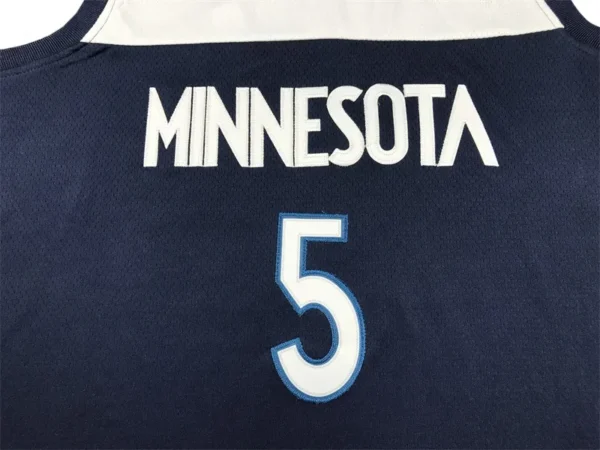 MFNBA (113) NBA Minnesota Timberwolves Edwards #5 jersey