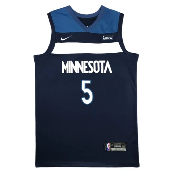 MFNBA (114) NBA Minnesota Timberwolves Edwards #5 jersey
