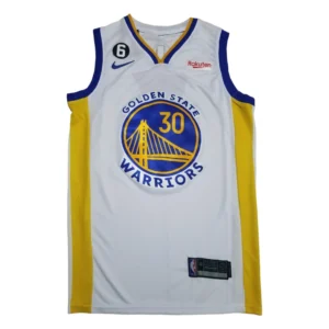 MFNBA (12) NBA Golden State Warriors Curry #30 White jersey