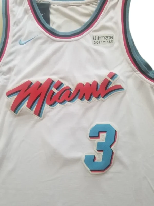 MFNBA (124) NBA Miami Heat Wade #3 jersey