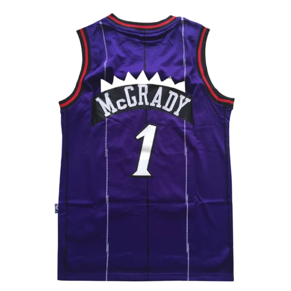 MFNBA (165) Retro NBA Toronto Raptors McGrady #1 jersey