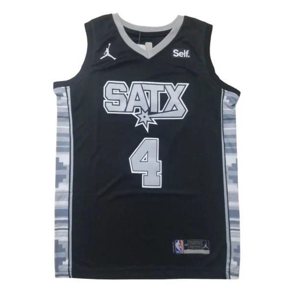 MFNBA (174) NBA San Antonio Spurs Fox #4 jersey